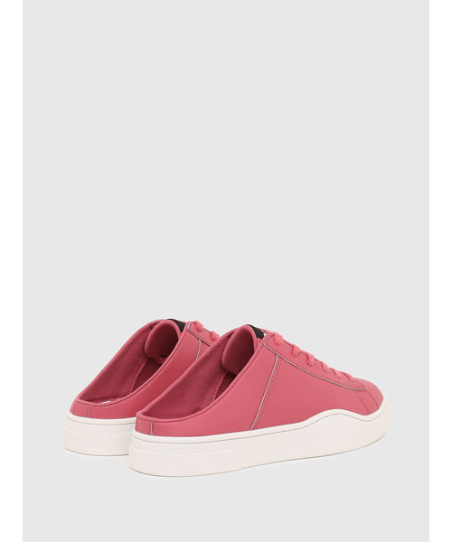 DIESEL（ディーゼル）の「レディース カウレザー ミュール スニーカー（スニーカー・レディース・ホワイト/ピンク・38/39/35/36/37）」の9枚目の写真