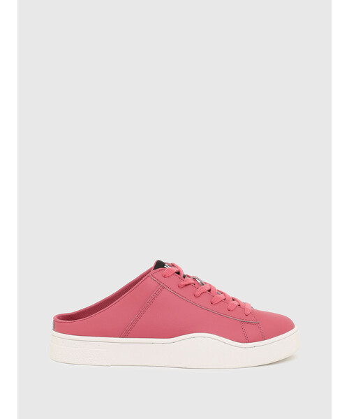 DIESEL（ディーゼル）の「レディース カウレザー ミュール スニーカー（スニーカー・レディース・ホワイト/ピンク・38/39/35/36/37）」の13枚目の写真