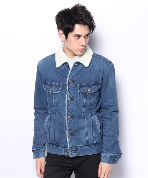 CIAOPANIC（チャオパニック）の「【LEE×Ciaopanic】デニムボアジャン（デニムジャケット・メンズ・ブルー/インディゴブルー・LARGE/MEDIUM）」の3枚目の写真