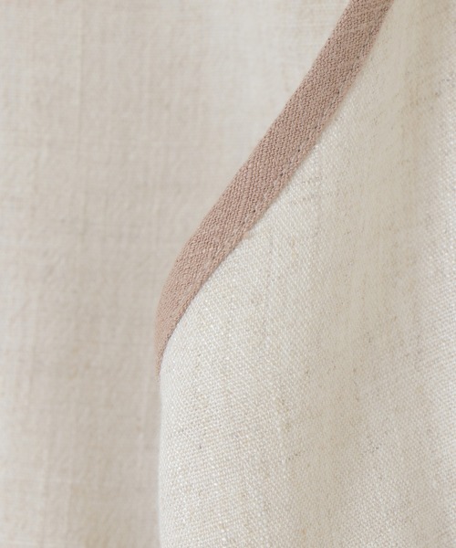 notch.（ノッチ）の「カフタンワンピース（ワンピース・レディース・ベージュ/ブラウン・M）」の12枚目の写真