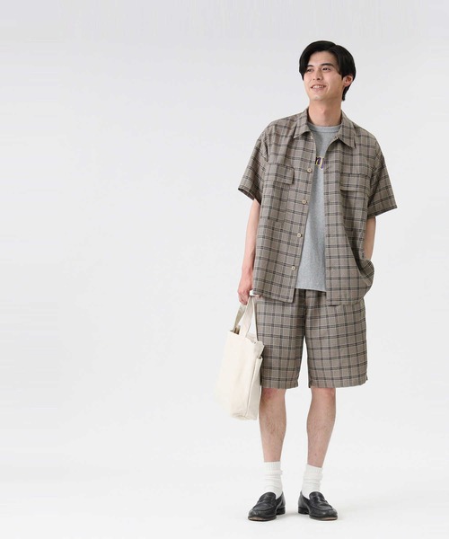 BACK NUMBER（バックナンバー）の「【接触冷感】【BACK NUMBER】DRYセットアップシャツ / 吸水速乾（シャツ/ブラウス・メンズ・ネイビー/オリーブ/グレー/ベージュ/ブラック/ブラウン・L/M/XL）」の18枚目の写真