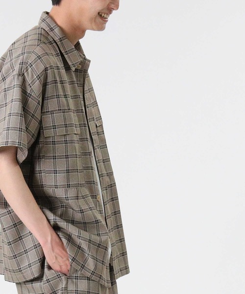 BACK NUMBER（バックナンバー）の「【接触冷感】【BACK NUMBER】DRYセットアップシャツ / 吸水速乾（シャツ/ブラウス・メンズ・ネイビー/オリーブ/グレー/ベージュ/ブラック/ブラウン・L/M/XL）」の20枚目の写真