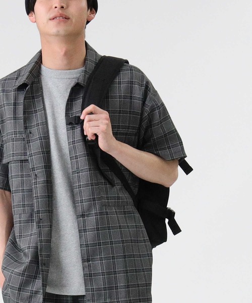 BACK NUMBER（バックナンバー）の「【接触冷感】【BACK NUMBER】DRYセットアップシャツ / 吸水速乾（シャツ/ブラウス・メンズ・ネイビー/オリーブ/グレー/ベージュ/ブラック/ブラウン・L/M/XL）」の11枚目の写真