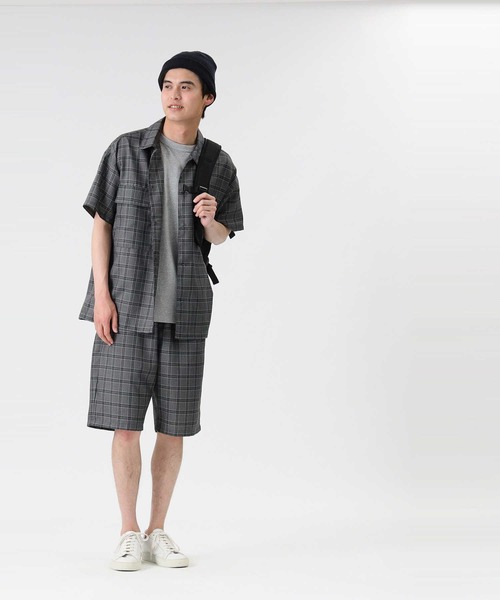 BACK NUMBER（バックナンバー）の「【接触冷感】【BACK NUMBER】DRYセットアップシャツ / 吸水速乾（シャツ/ブラウス・メンズ・ネイビー/オリーブ/グレー/ベージュ/ブラック/ブラウン・L/M/XL）」の10枚目の写真