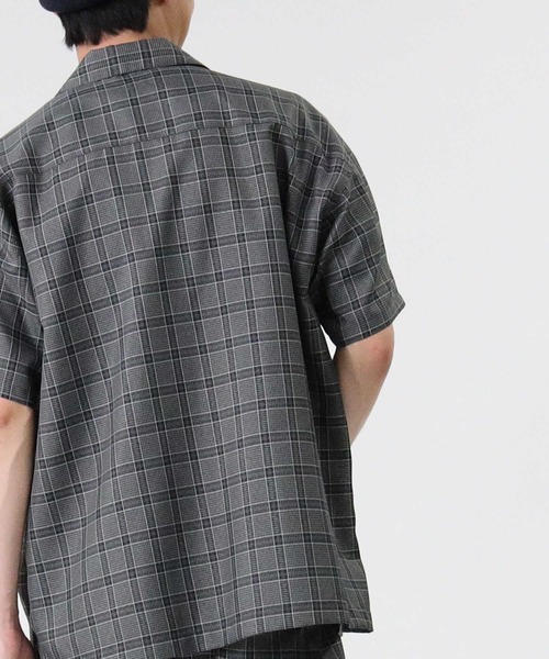 BACK NUMBER（バックナンバー）の「【接触冷感】【BACK NUMBER】DRYセットアップシャツ / 吸水速乾（シャツ/ブラウス・メンズ・ネイビー/オリーブ/グレー/ベージュ/ブラック/ブラウン・L/M/XL）」の9枚目の写真