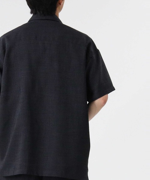 BACK NUMBER（バックナンバー）の「【接触冷感】【BACK NUMBER】DRYセットアップシャツ / 吸水速乾（シャツ/ブラウス・メンズ・ネイビー/オリーブ/グレー/ベージュ/ブラック/ブラウン・L/M/XL）」の13枚目の写真