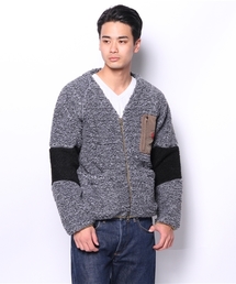 ALDIES | Rocksolid Boa Cardigan ボアフリースジップアップブルゾン(ノーカラージャケット)