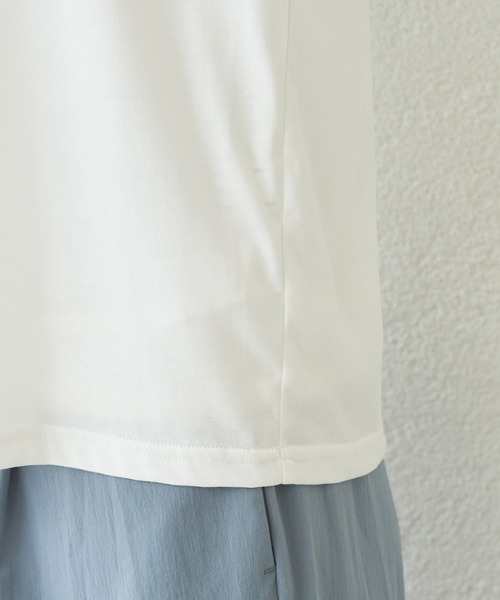 ROPE' PICNIC（ロペピクニック）の「【2WAY】フリルカラーボリューム袖カットソートップス（Tシャツ/カットソー・レディース・ホワイト/ブラック/ブルー・38）」の10枚目の写真