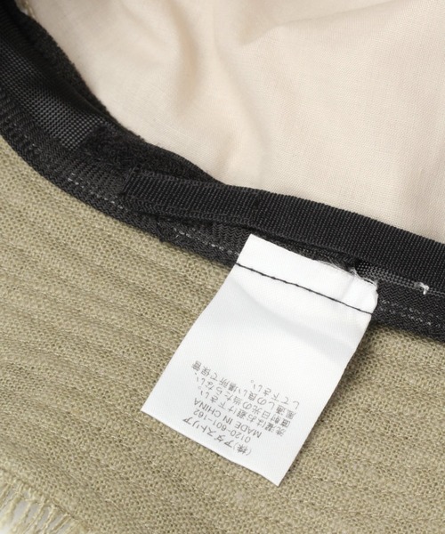 BAYFLOW(ベイフロー)の「コットンリネンフリンジハット(ハット・レディース・カーキ/ナチュラル・FREE)」の4枚目の写真