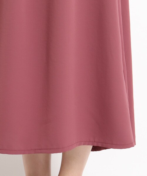 grove（グローブ）の「◆【S-LL】とろりんギャザーロングワンピース（ワンピース・レディース・ブラック/オリーブ/マスタード/パープル系4・01/02/03/04）」の16枚目の写真