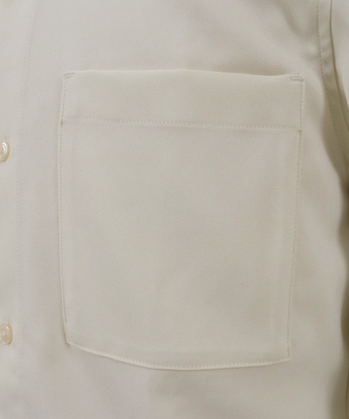 CAMBIO（カンビオ）の「ms4746-ストレッチツイルバンドカラーシャツ（シャツ/ブラウス・メンズ・ベージュ/アイボリー・M/LL/L）」の20枚目の写真