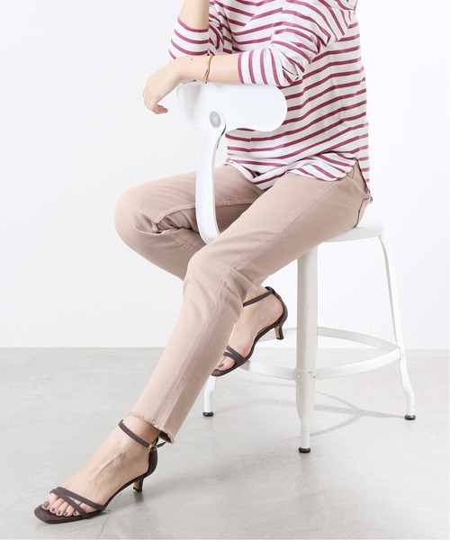 La TOTALITE(ラトータリテ)の「【HEALTHY DENIM/ヘルシーデニム】H.Salt Fringe【手洗い可能】◆(デニムパンツ・レディース・ブルー/ベージュ/ナチュラル・34/36/38/32)」の2枚目の写真