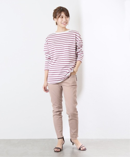La TOTALITE(ラトータリテ)の「【HEALTHY DENIM/ヘルシーデニム】H.Salt Fringe【手洗い可能】◆(デニムパンツ・レディース・ブルー/ベージュ/ナチュラル・34/36/38/32)」の5枚目の写真