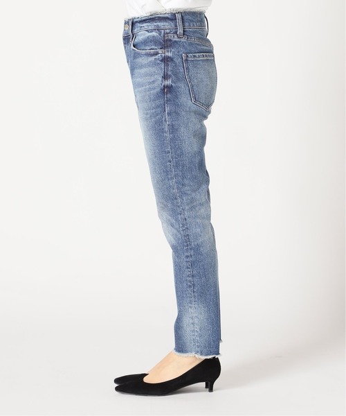 La TOTALITE(ラトータリテ)の「【HEALTHY DENIM/ヘルシーデニム】H.Salt Fringe【手洗い可能】◆(デニムパンツ・レディース・ブルー/ベージュ/ナチュラル・34/36/38/32)」の8枚目の写真