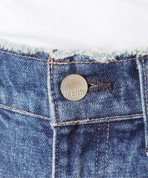 La TOTALITE(ラトータリテ)の「【HEALTHY DENIM/ヘルシーデニム】H.Salt Fringe【手洗い可能】◆(デニムパンツ・レディース・ブルー/ベージュ/ナチュラル・34/36/38/32)」の12枚目の写真