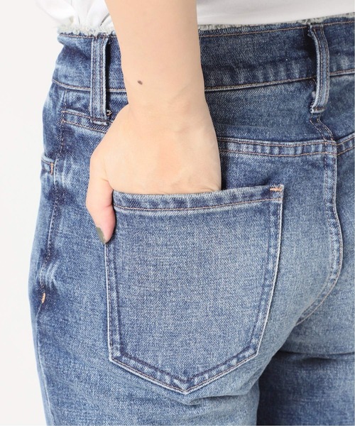 La TOTALITE(ラトータリテ)の「【HEALTHY DENIM/ヘルシーデニム】H.Salt Fringe【手洗い可能】◆(デニムパンツ・レディース・ブルー/ベージュ/ナチュラル・34/36/38/32)」の15枚目の写真
