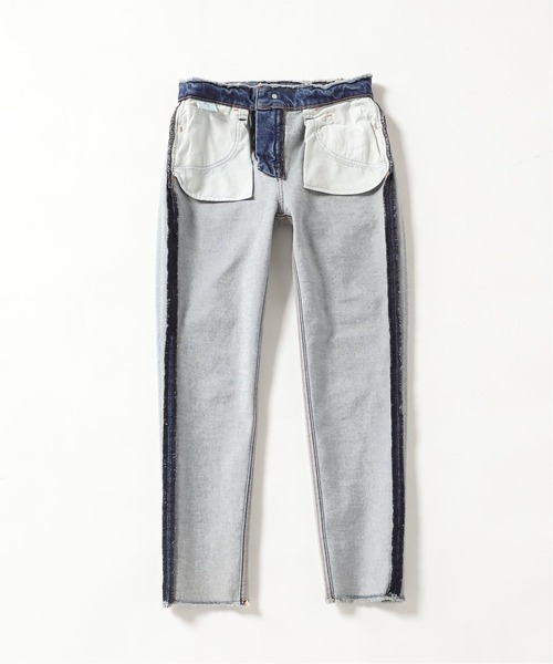 La TOTALITE(ラトータリテ)の「【HEALTHY DENIM/ヘルシーデニム】H.Salt Fringe【手洗い可能】◆(デニムパンツ・レディース・ブルー/ベージュ/ナチュラル・34/36/38/32)」の18枚目の写真