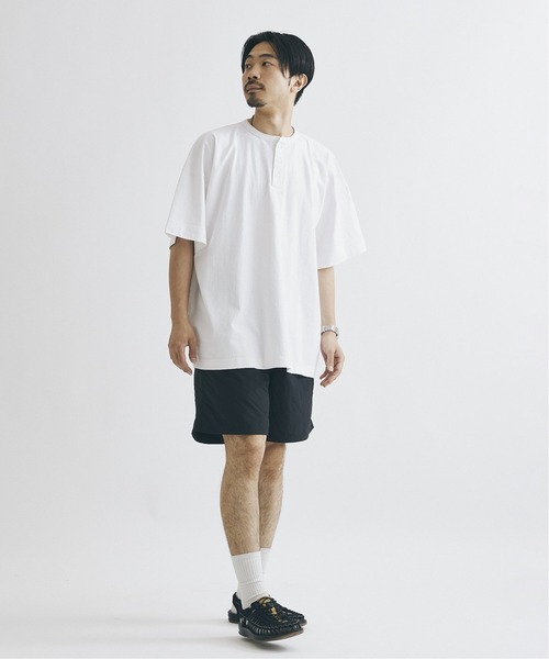 Healthknit(ヘルスニット)の「【Healthknit×JOURNAL STANDARD/ヘルスニット】別注 Henry neck FAT Tシャツ(Tシャツ/カットソー・メンズ・ホワイト/グレー・LARGE/MEDIUM)」の10枚目の写真