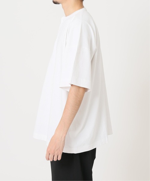 Healthknit(ヘルスニット)の「【Healthknit×JOURNAL STANDARD/ヘルスニット】別注 Henry neck FAT Tシャツ(Tシャツ/カットソー・メンズ・ホワイト/グレー・LARGE/MEDIUM)」の5枚目の写真