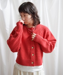 Lene | スパニッシュメリノ/アラン編み シュートカーディガン(カーディガン/ボレロ)