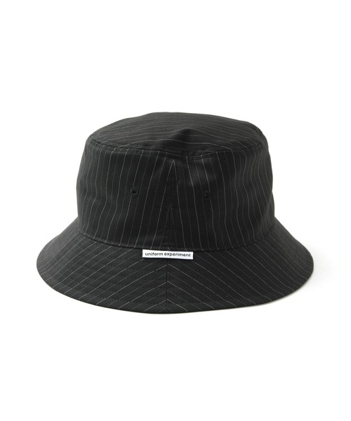uniform experiment（ユニフォームエクスペリメント）の「PIN STRIPED HAT（ハット・メンズ・チャコールグレー/ブラック・FREE）」の8枚目の写真