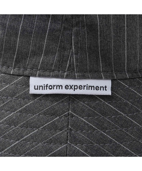 uniform experiment（ユニフォームエクスペリメント）の「PIN STRIPED HAT（ハット・メンズ・チャコールグレー/ブラック・FREE）」の4枚目の写真