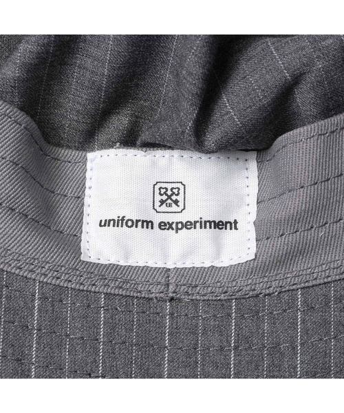 uniform experiment（ユニフォームエクスペリメント）の「PIN STRIPED HAT（ハット・メンズ・チャコールグレー/ブラック・FREE）」の11枚目の写真