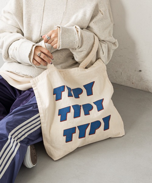 CIAOPANIC TYPY（チャオパニックティピー）の「TYPY×3トート（トートバッグ・レディース・パープル/イエロー/オレンジ/ブルー/グリーン・ONE SIZE）」の2枚目の写真