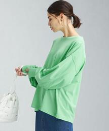 green label relaxing | ソデ コンシャス デザイン プルオーバー カットソー(Tシャツ/カットソー)