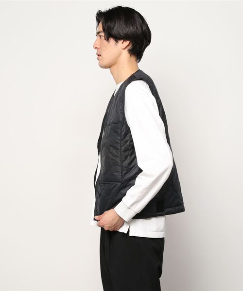 NUMBER (N)INE(ナンバーナイン)の「2WAY QUILTING VEST / 2WAY キルティング ベスト(ベスト・メンズ・ブラック/オリーブ・4/2/3)」の9枚目の写真