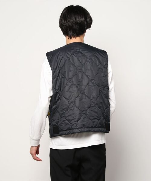 NUMBER (N)INE(ナンバーナイン)の「2WAY QUILTING VEST / 2WAY キルティング ベスト(ベスト・メンズ・ブラック/オリーブ・4/2/3)」の12枚目の写真