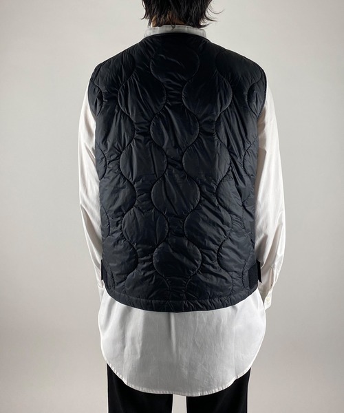 NUMBER (N)INE(ナンバーナイン)の「2WAY QUILTING VEST / 2WAY キルティング ベスト(ベスト・メンズ・ブラック/オリーブ・4/2/3)」の10枚目の写真