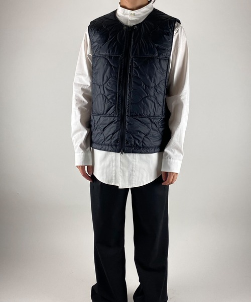 NUMBER (N)INE(ナンバーナイン)の「2WAY QUILTING VEST / 2WAY キルティング ベスト(ベスト・メンズ・ブラック/オリーブ・4/2/3)」の13枚目の写真