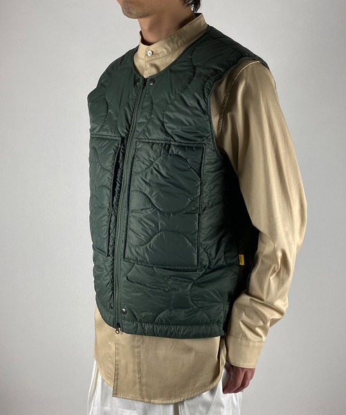 NUMBER (N)INE(ナンバーナイン)の「2WAY QUILTING VEST / 2WAY キルティング ベスト(ベスト・メンズ・ブラック/オリーブ・4/2/3)」の18枚目の写真