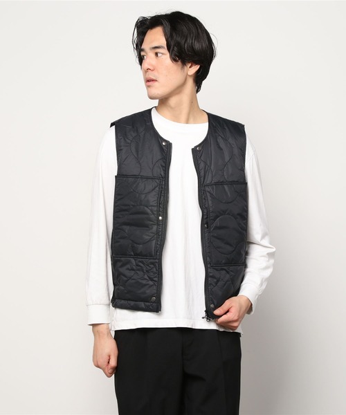 NUMBER (N)INE(ナンバーナイン)の「2WAY QUILTING VEST / 2WAY キルティング ベスト(ベスト・メンズ・ブラック/オリーブ・4/2/3)」の6枚目の写真