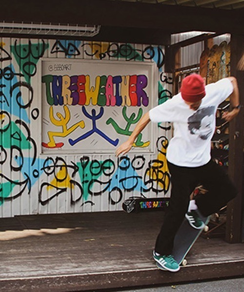 □□送料無料□THREE WEATHER□スノースケート/スノーデッキ□WAX済