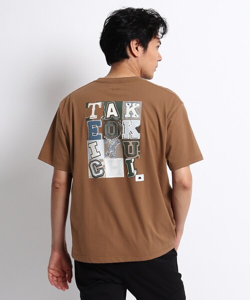 TAKEO KIKUCHI（タケオキクチ）の「◆NEW TRADロゴ バックプリント オーバーサイズTシャツ（Tシャツ/カットソー・メンズ・ホワイト/ブラック/キャメル・02/03/04）」の10枚目の写真