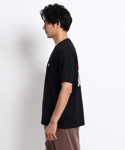 TAKEO KIKUCHI（タケオキクチ）の「◆NEW TRADロゴ バックプリント オーバーサイズTシャツ（Tシャツ/カットソー・メンズ・ホワイト/ブラック/キャメル・02/03/04）」の7枚目の写真