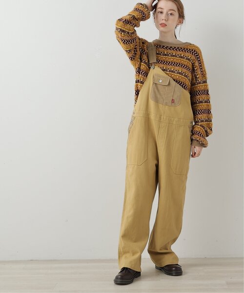 DOUBLE NAME（ダブルネーム）の「USED風柄ニットプルオーバー（ニット/セーター・レディース・ベージュ/パープル/ブラウン/レッド・FREE）」の19枚目の写真