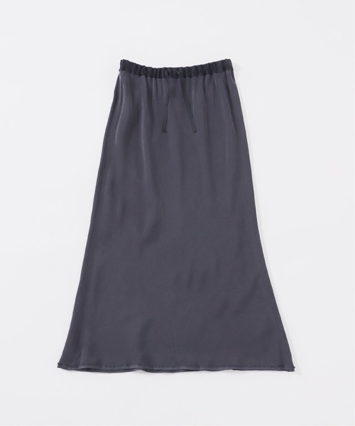 plage(プラージュ)の「キュプラ サテン スカート◆(スカート・レディース・グレー/ホワイト/ネイビー・38/36)」の9枚目の写真