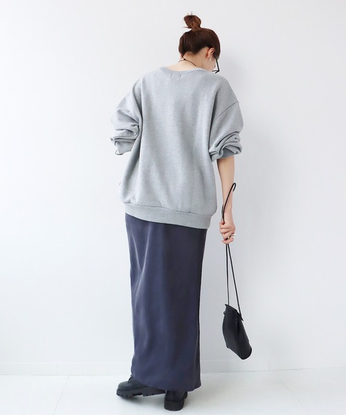 plage(プラージュ)の「キュプラ サテン スカート◆(スカート・レディース・グレー/ホワイト/ネイビー・38/36)」の21枚目の写真