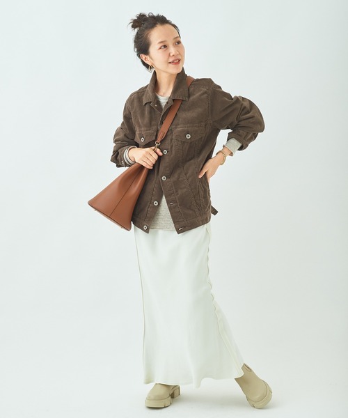 plage(プラージュ)の「キュプラ サテン スカート◆(スカート・レディース・グレー/ホワイト/ネイビー・38/36)」の22枚目の写真