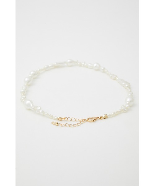SLY（スライ）の「FAUX PEARL NECKLACE/パールネックレス（ネックレス・レディース・ホワイト・FREE）」の5枚目の写真