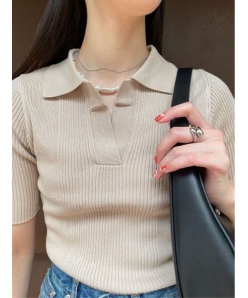 SLY（スライ）の「FAUX PEARL NECKLACE/パールネックレス（ネックレス・レディース・ホワイト・FREE）」の11枚目の写真