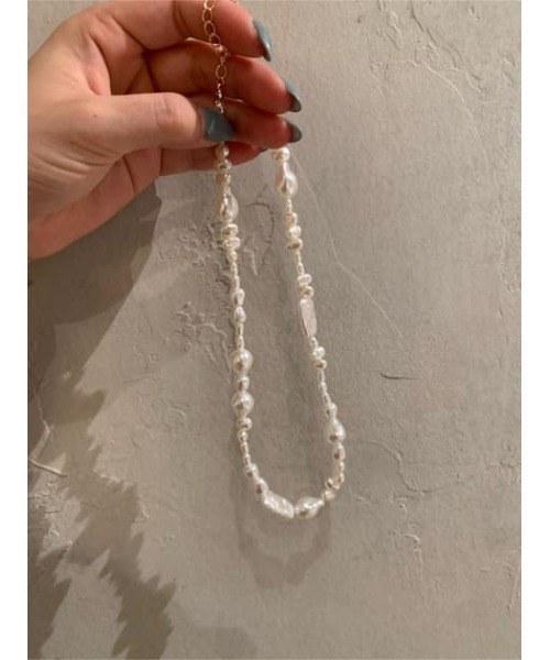 SLY（スライ）の「FAUX PEARL NECKLACE/パールネックレス（ネックレス・レディース・ホワイト・FREE）」の16枚目の写真