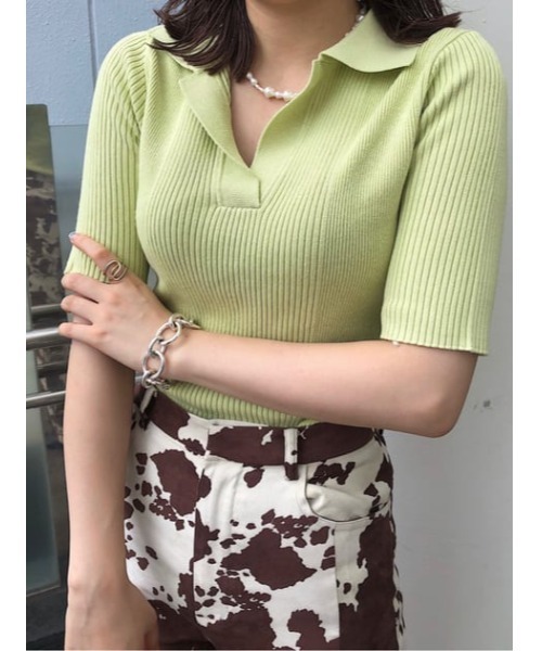 SLY（スライ）の「FAUX PEARL NECKLACE/パールネックレス（ネックレス・レディース・ホワイト・FREE）」の18枚目の写真