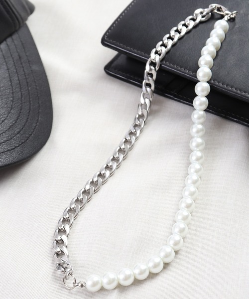 Ree&Mee（リーアンドミー）の「Ree＆Mee グラス パール ネックレス（ネックレス・メンズ・A/B/C/D/E・FREE）」の2枚目の写真