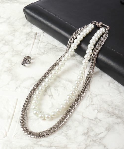 Ree&Mee（リーアンドミー）の「Ree＆Mee グラス パール ネックレス（ネックレス・メンズ・A/B/C/D/E・FREE）」の5枚目の写真