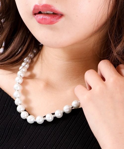 Ree&Mee（リーアンドミー）の「Ree＆Mee グラス パール ネックレス（ネックレス・メンズ・A/B/C/D/E・FREE）」の8枚目の写真