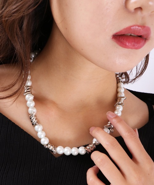 Ree&Mee（リーアンドミー）の「Ree＆Mee グラス パール ネックレス（ネックレス・メンズ・A/B/C/D/E・FREE）」の12枚目の写真